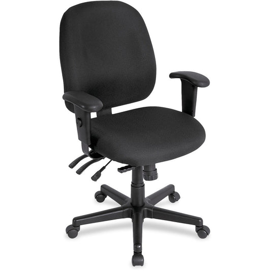 Eurotech 498SL Task Chair - Black Seat Color - 5-star Base - 1 Each