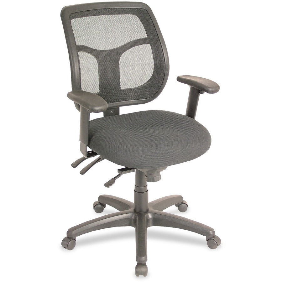 Eurotech Apollo MT9450 Multifunction Task Chair - Black Seat Color - 5-star Base - Insight Forest - 1 Each