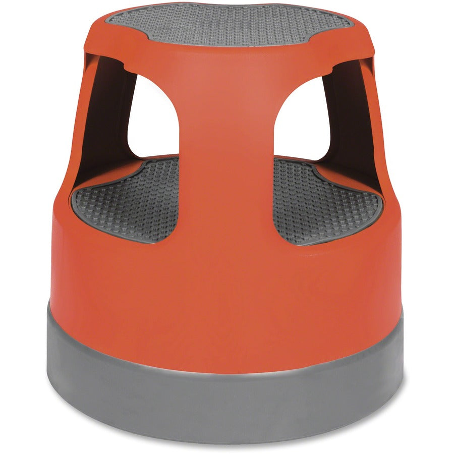 Cramer Scooter Stool - 2 Step - 300 lb Load Capacity - 16" Length x 16" Width - Red