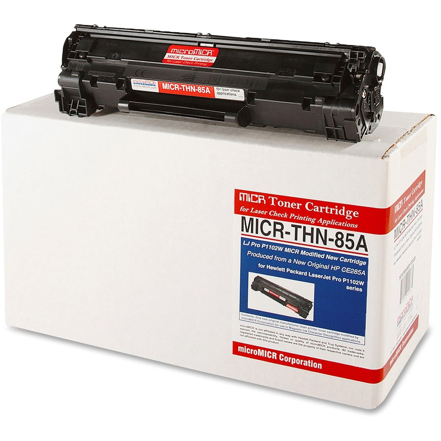 microMICR MICR Laser Toner Cartridge CE285A - Black - 1 Each - 1600 Pages