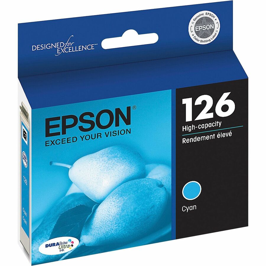 Epson DURABrite 126 Original Inkjet Ink Cartridge - Cyan - 1 Each - 480 Pages