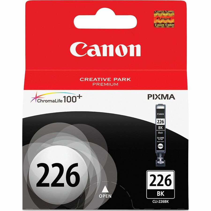 Canon CLI-226BK Original Inkjet Ink Cartridge - Black - 1 Each - Inkjet - Black - 1 Each