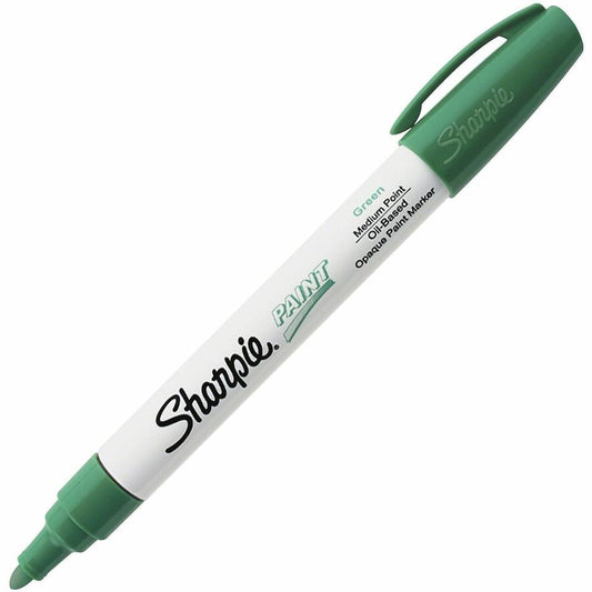 Sharpie Paint Marker - Green Ink - Oil Based - 1 Each