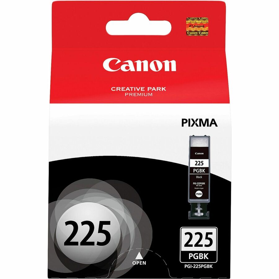 Canon PGI-225BK Original Inkjet Ink Cartridge - Black - 1 Each - 341 Pages