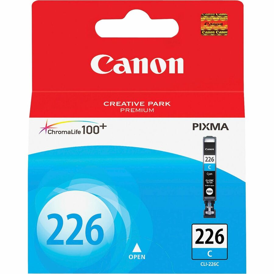 Canon CLI-226CY Original Inkjet Ink Cartridge - Cyan - 1 Each - Inkjet - Cyan - 1 Each