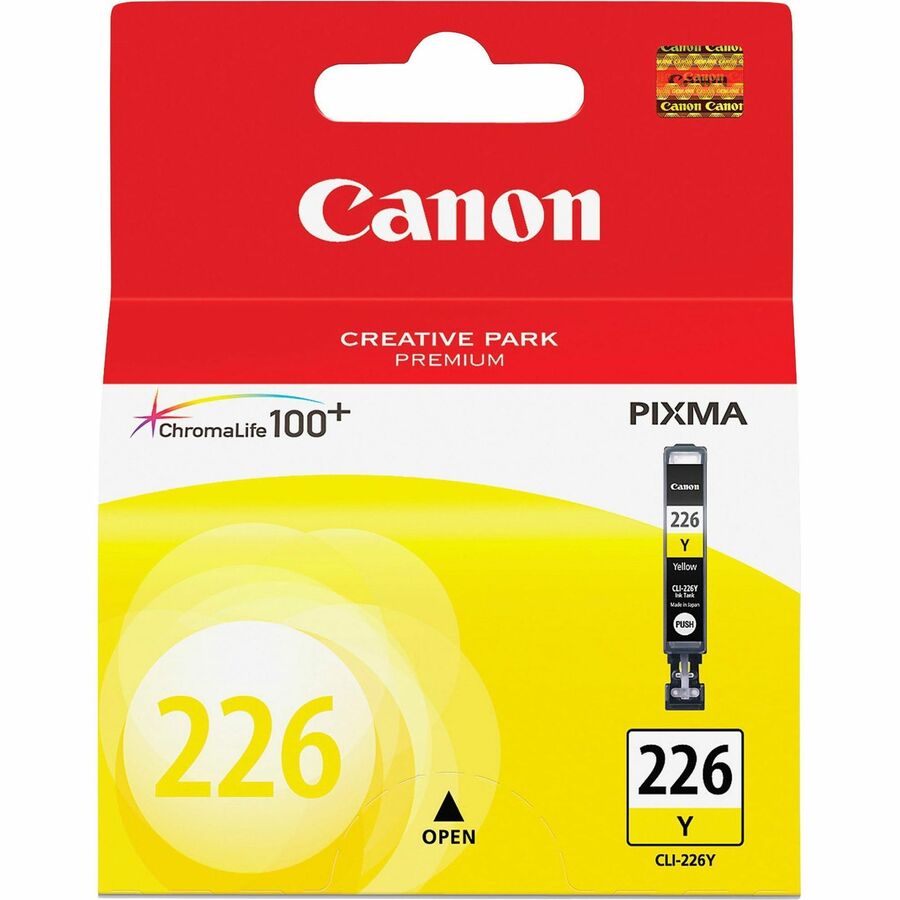 Canon CLI-226YW Original Inkjet Ink Cartridge - Yellow - 1 Each - Inkjet - Yellow - 1 Each