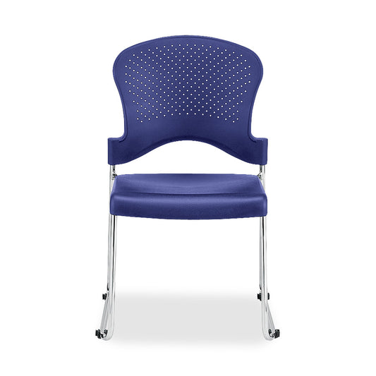Eurotech Aire Stacking Chair - Blue Seat Color - 4 / Carton