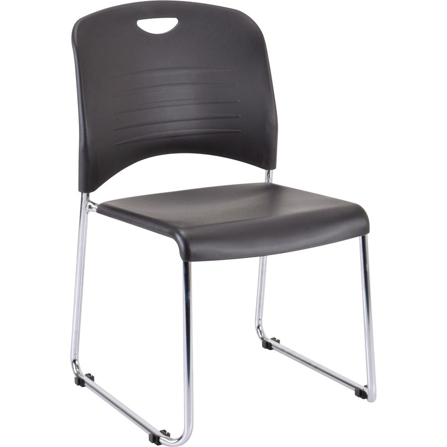 Eurotech Aire Stacking Chair - Black Seat Color - 4 / Carton
