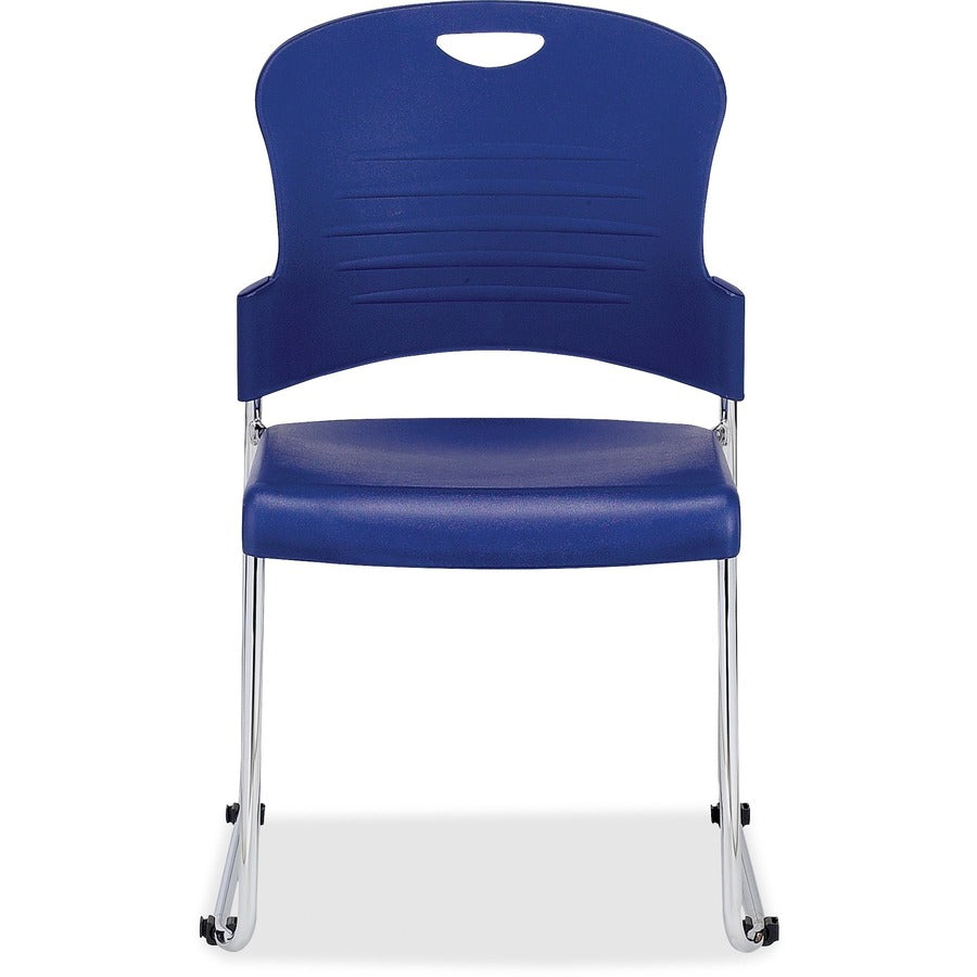 Eurotech Aire Stacking Chair - Blue Seat Color - 4 / Carton