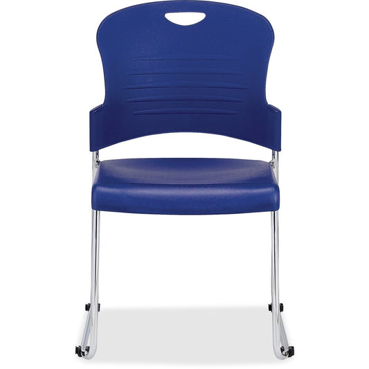 Eurotech Aire Stacking Chair - Blue Seat Color - 4 / Carton