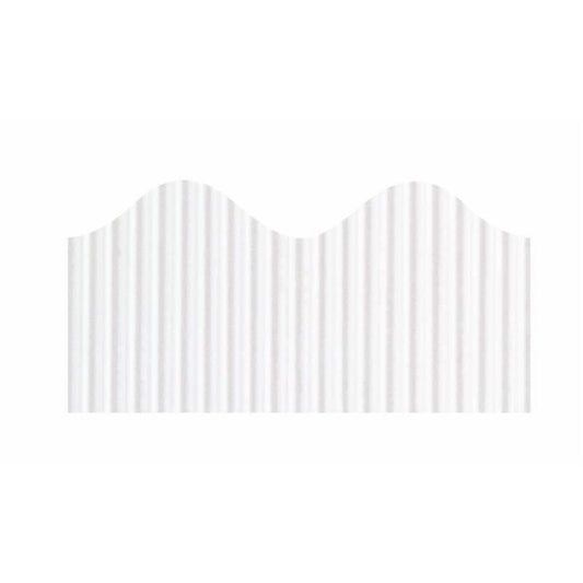 Bordette Decorative Border - Skill Learning: Decoration - Pre-scalloped Shape - Fade Resistant, Sturdy, Corrugated, Recyclable - 1 Roll
