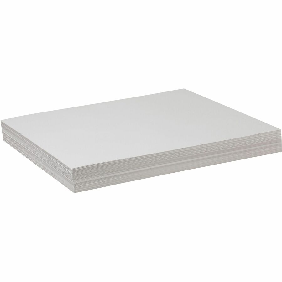 Pacon&reg, Standard-Weight Drawing Paper - 500 Sheets - 18" x 24" Sheet Size - White Paper - 1 Ream