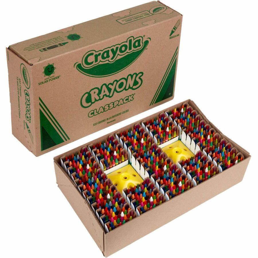 Crayola 64-Color Crayon Classpack - Assorted - 1 Box