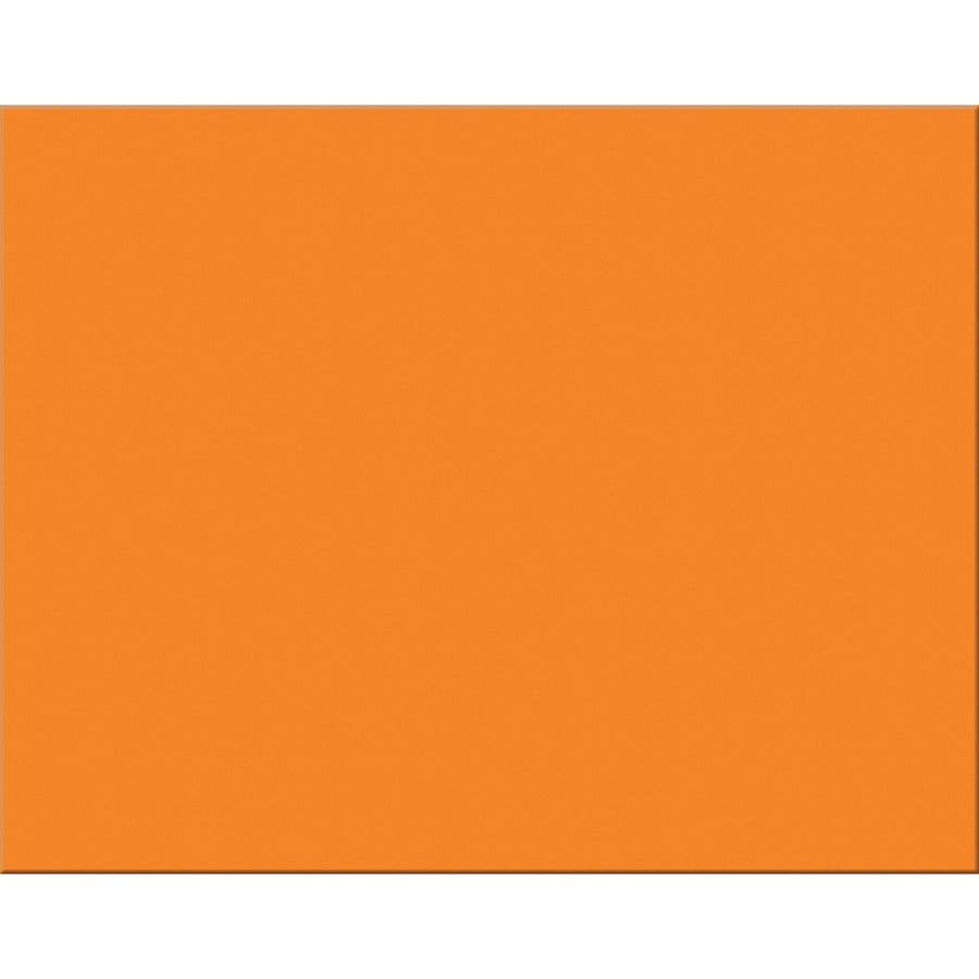 Pacon Railroad Board - Project, Art, Mat, Mounting, Block Printing, Painting, Marker, Stenciling, Poster - 28" Height x 22" Width x 1" Length - Orange - 1 Carton