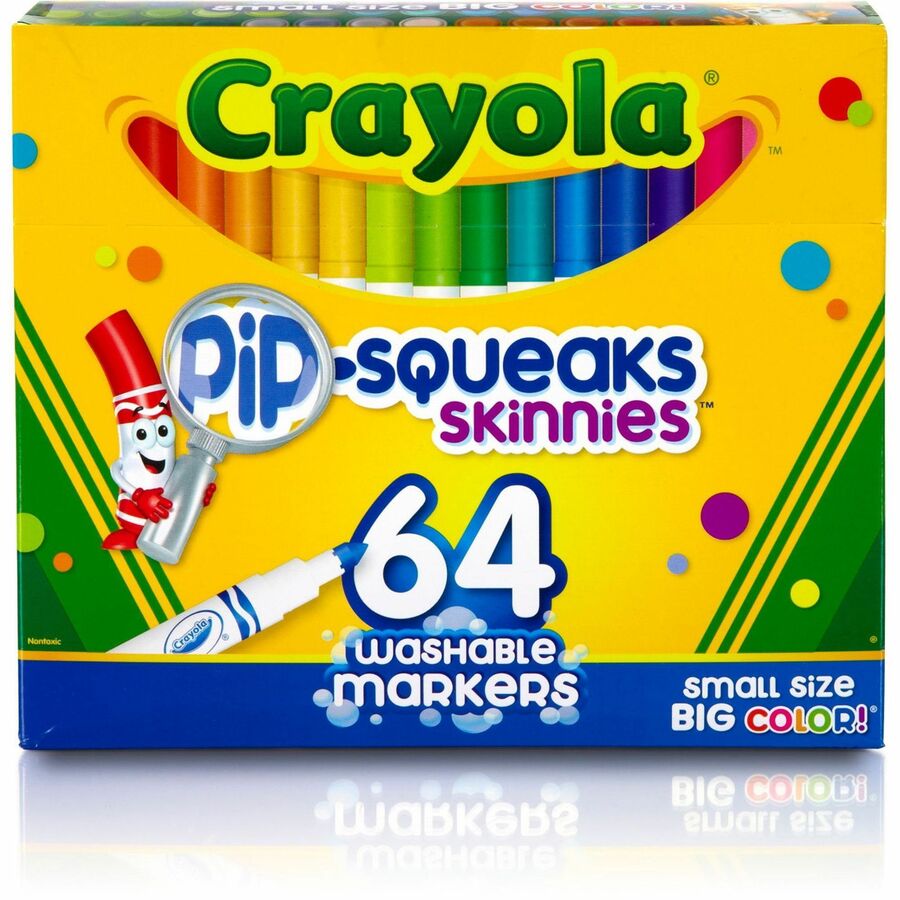 Crayola Pip-Squeaks Washable Markers - Washable - 1 Set