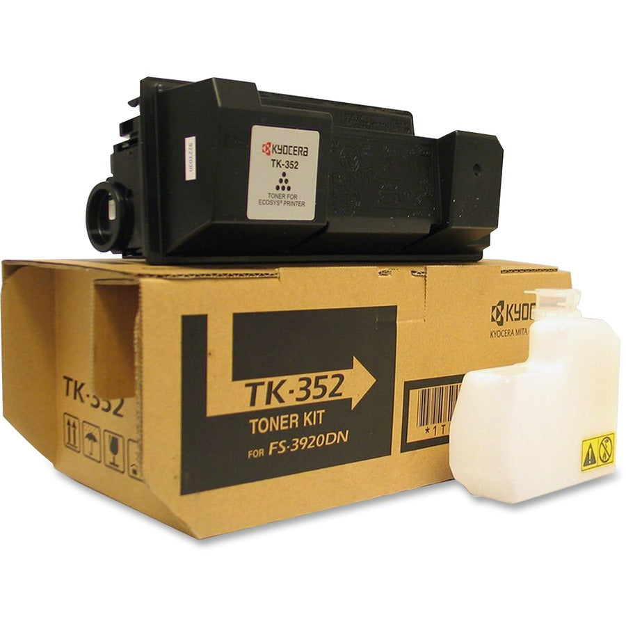 Kyocera TK-352 Original High Yield Laser Toner Cartridge - Black - 1 Each - 15000 Pages