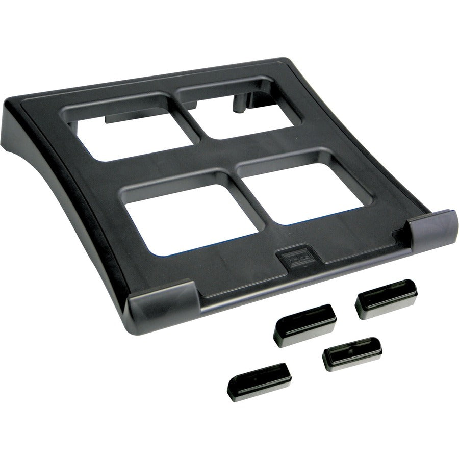 DAC&reg, Height and Angle Adjustable Laptop Stand - 2.60" Height x 11.50" Width x 13" Depth - Black