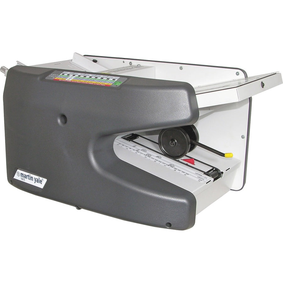 Martin Yale Premier 1611 Ease-Of-Use Autofolder - 9000 Sheets/Hour - Half-fold, Double Parallel Fold, Z Fold, Right Angle Fold, Letter Fold - Charcoal - 1 Each