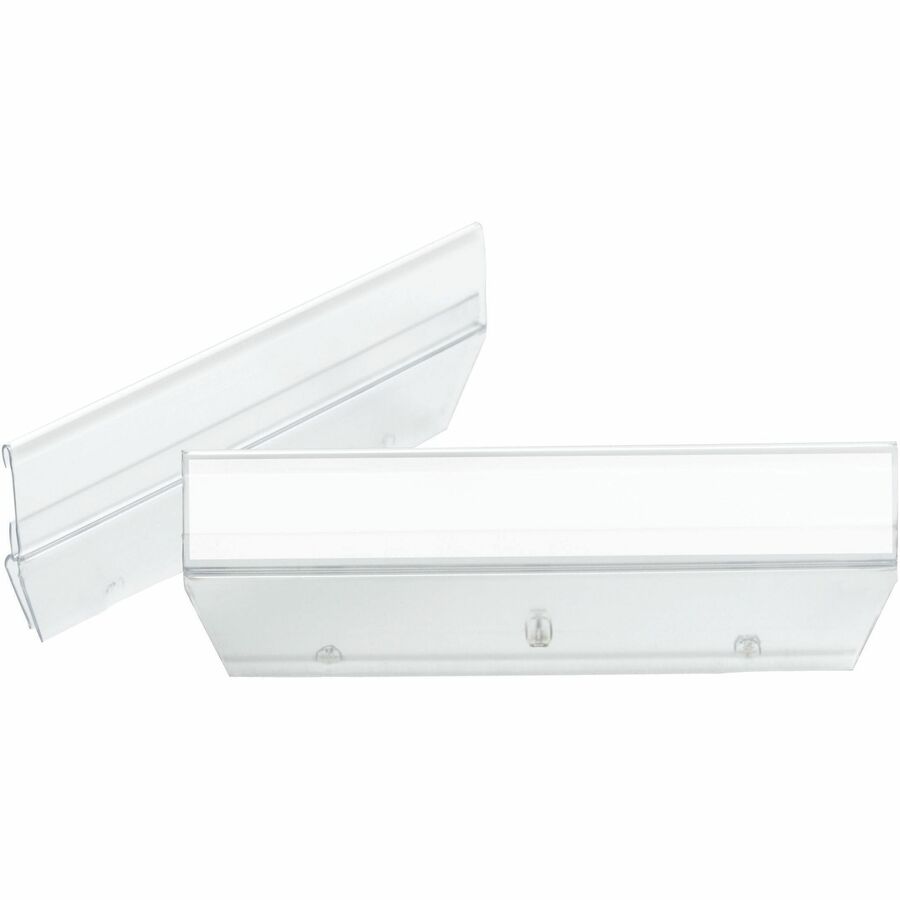 Smead Easy Slide Hanging Folder Tabs - Clear Poly Tab(s) - Acid-free, PVC-free, Archival-safe - 18 / Pack