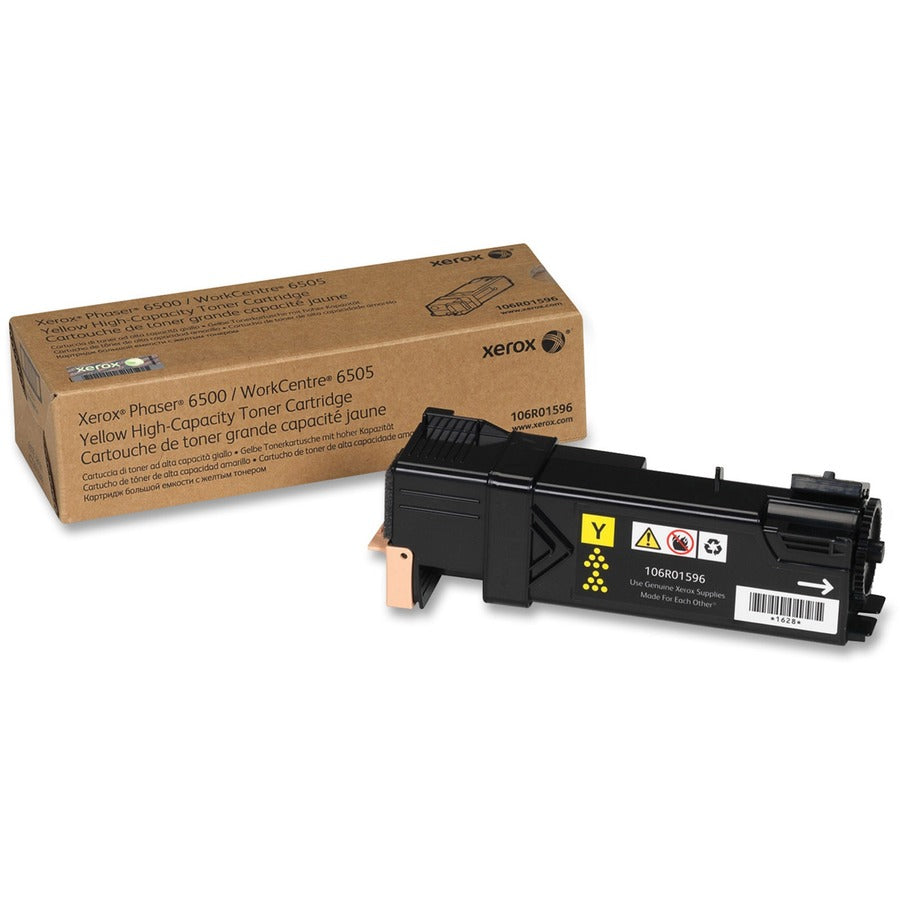 Xerox Original Laser Toner Cartridge - Yellow - 1 Each - 2500 Pages