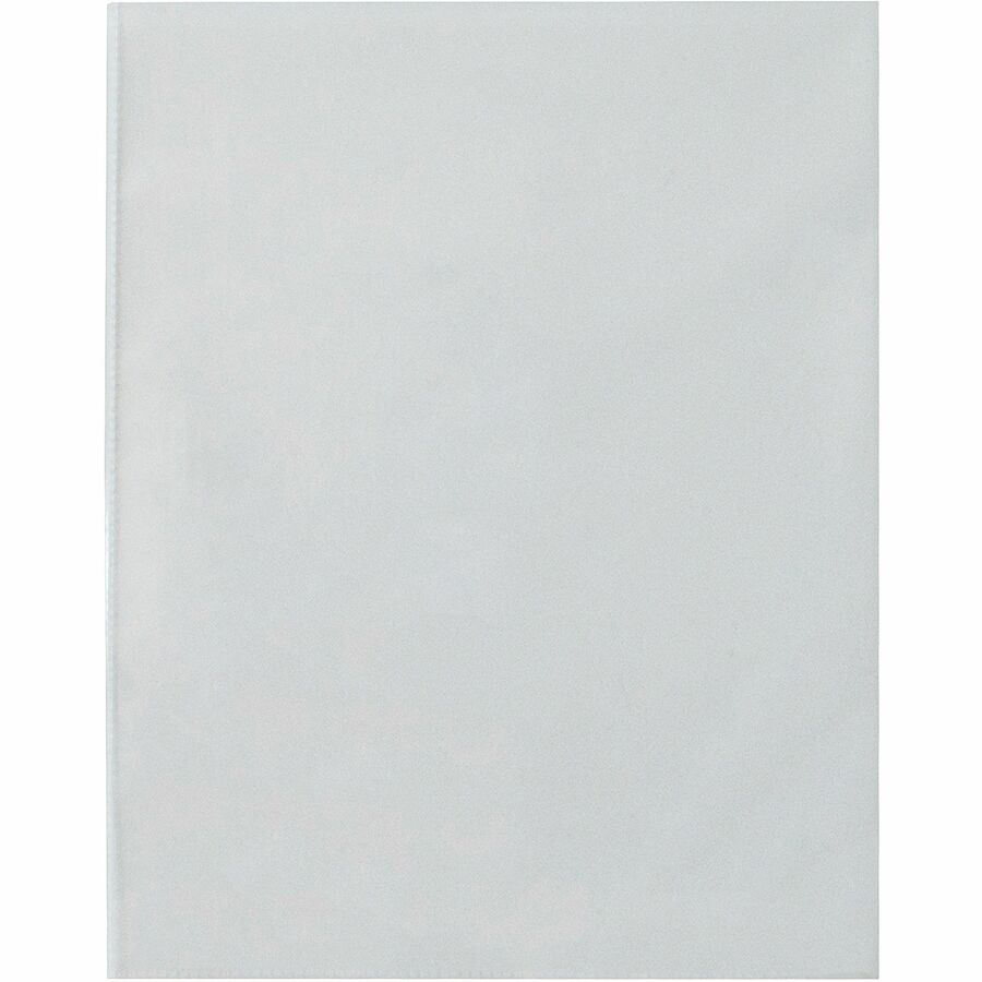 Business Source Full Sheet Top Load Poly Sheet Protectors - 3.2 mil Thickness - For Letter 8 1/2" x 11" Sheet - Rectangular - Clear - Polypropylene - 1 Box
