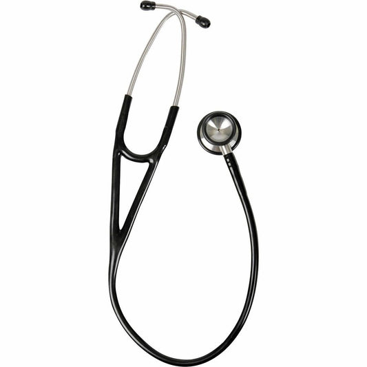 Medline Accucare Cardiology Stethoscope - Black - 1 Each