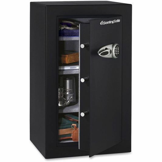 Sentry Safe Executive Security Safe - 6.10 ft³ - Electronic Lock - Pry Resistant - Overall Size 37.7" Height x 21.7" Width x 19.8" Depth - Black - Steel