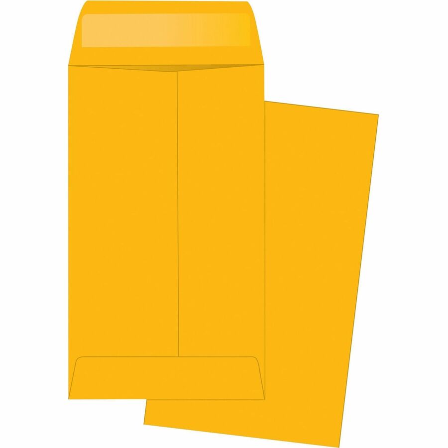 Business Source Small Coin Kraft Envelopes - Coin - #3 - 2 1/2" Width x 4 1/4" Length - 20 lb - Gummed - Brown Kraft - Kraft - 500 / Box