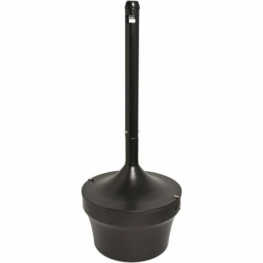 Genuine Joe 4.25 Gal Fire-safe Smoking Receptacle - 4.25 gal Capacity - Fire-Safe, Powder Coated, Weather Resistant, Handle, Sturdy, Durable, Long Lasting - 37" Height x 16" Width - Galvanized Steel - Bronze - 1 Each