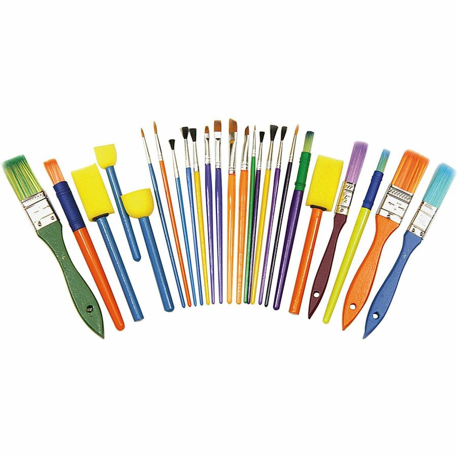 Creativity Street Assorted Brush Starter Set - 25 / Set