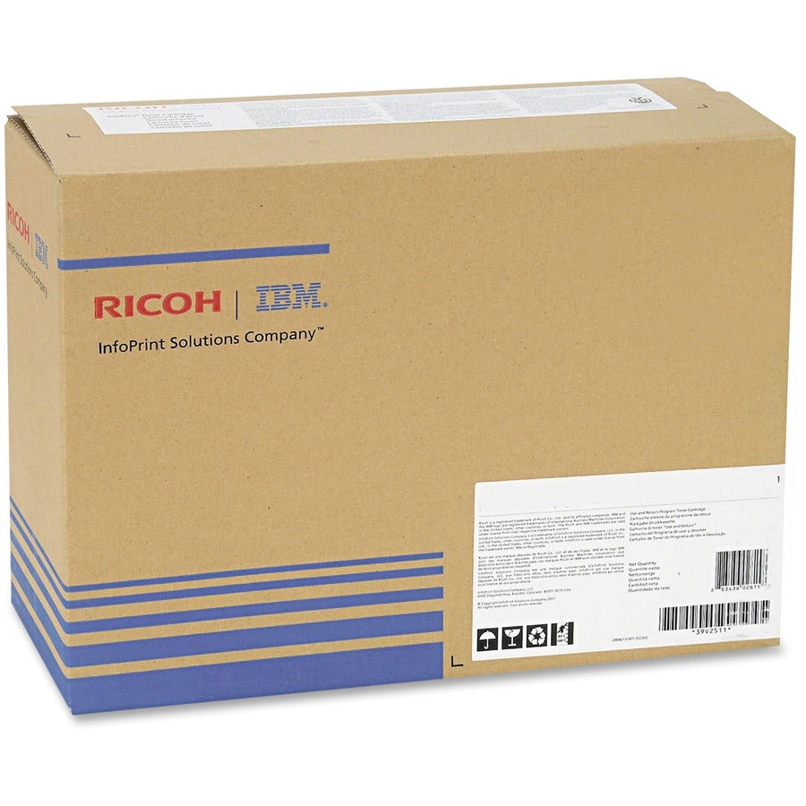 Ricoh Laser Toner Cartridge - Black - 1 Each - Laser - 25000 Pages - Black - 1 Each