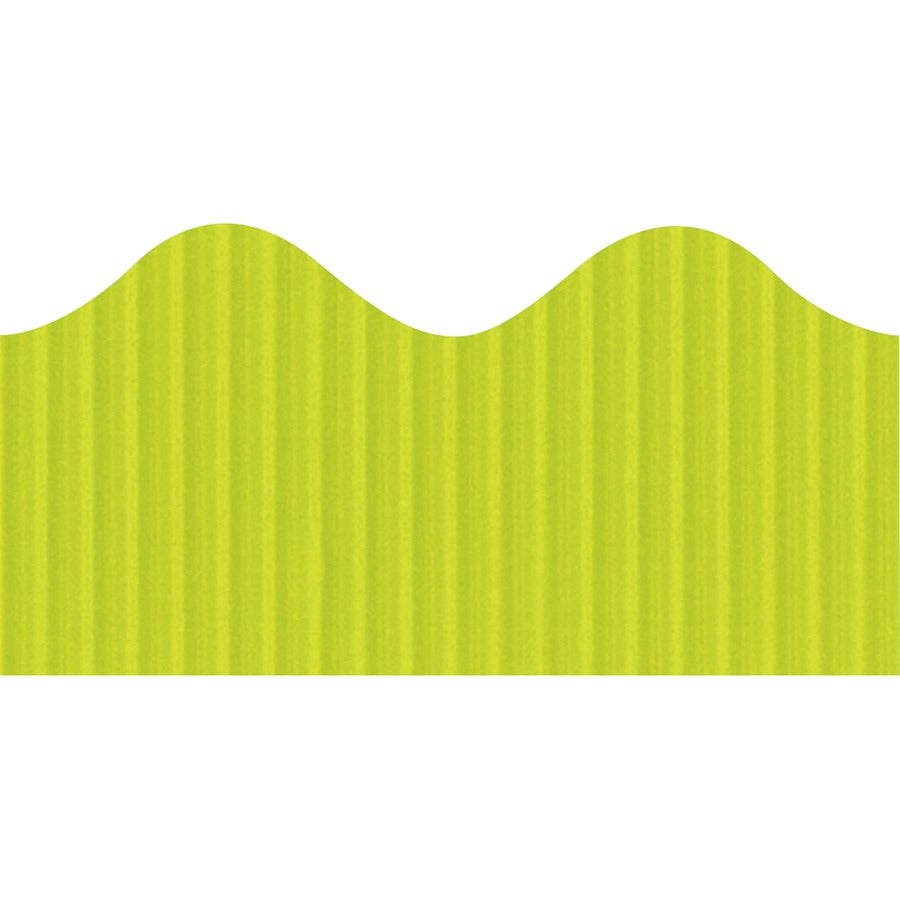 Bordette Decorative Border - Fade Resistant - 2.25" Width x 600" Length - Lime - 1 Roll