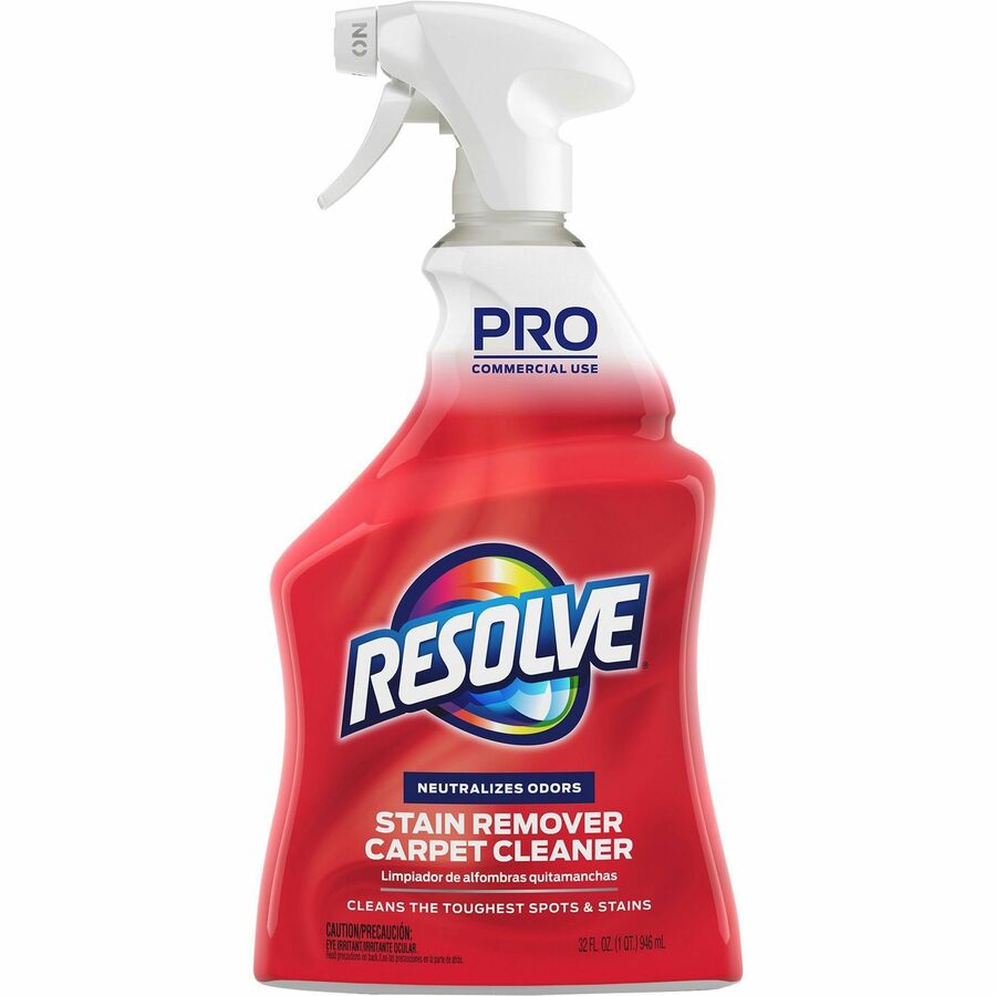 Professional RESOLVE&reg, Spot & Stain Carpet Cleaner - 32 fl oz (1 quart) - Clear Bottle - 1 Each