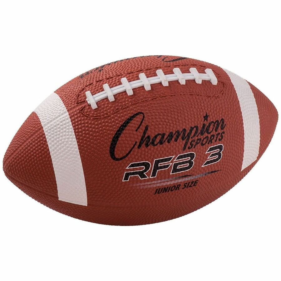 Champion Sports Junior Rubber Football - 10.50" - Junior - Rubber - 1  Each
