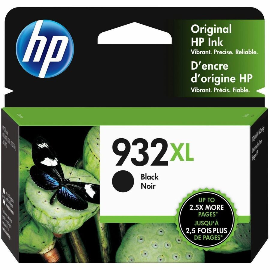 HP 932XL (CN053AN) Original Inkjet Ink Cartridge - Black - 1 Each - 1000 Pages