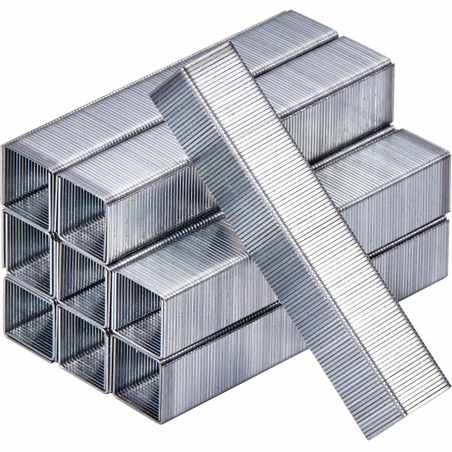Bostitch 1/2" Heavy Duty Staples 5000 - Heavy Duty - 1/2" Leg - 1/2" Crown - Holds 85 Sheet(s) - Heavy Duty, Chisel Point - Silver - High Carbon Steel - 5000/Box - 1 Each