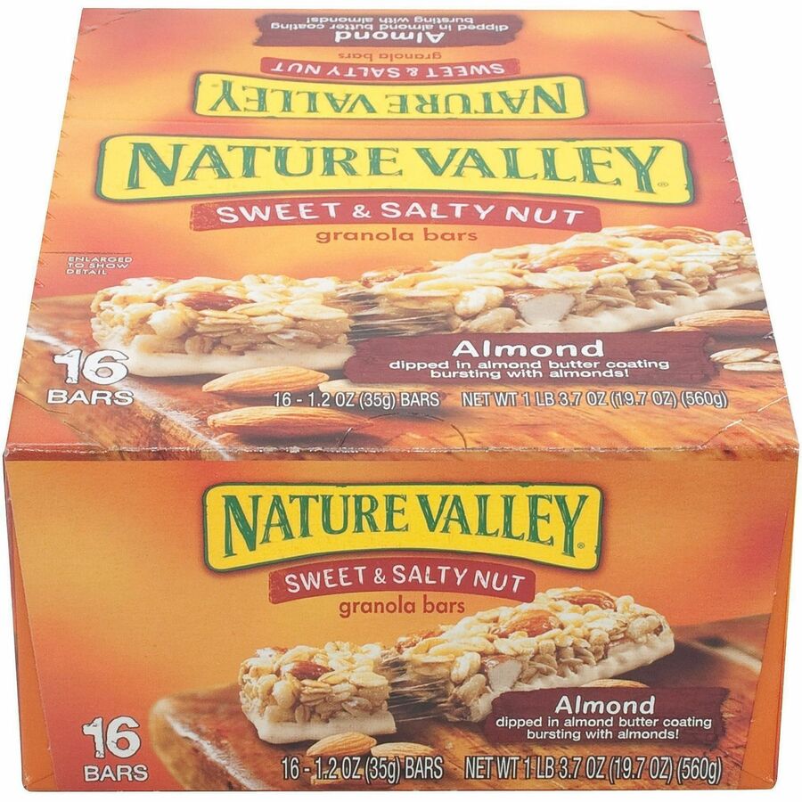 NATURE VALLEY Sweet & Salty Nut Bars - Sweet and Salty - 1.20 oz - 16 / Box