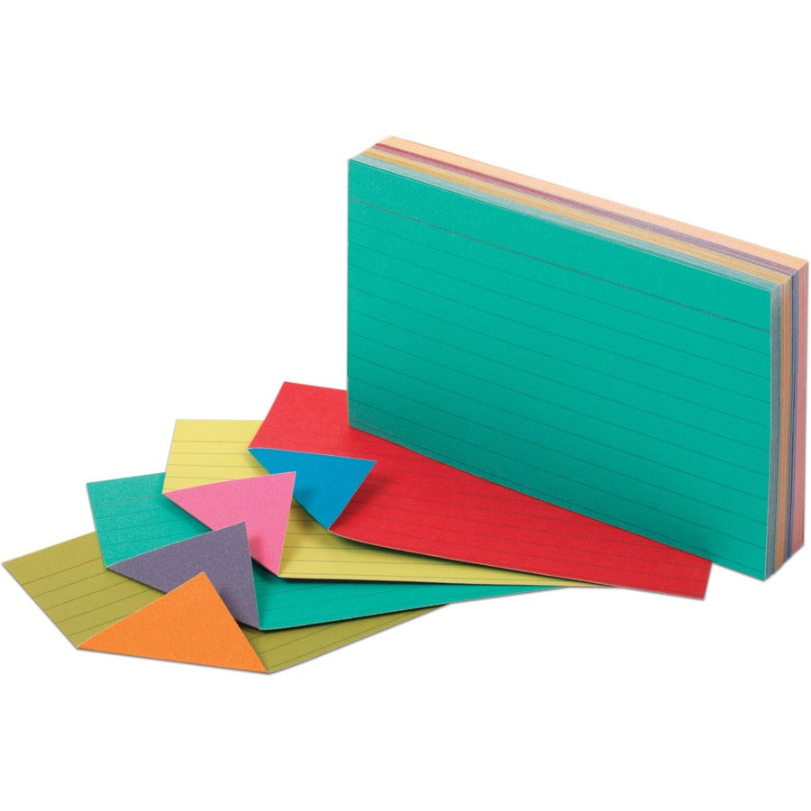 Oxford Extreme Index Cards - 3" Width x 5" Length - Acid-free, Ruled - 1 Pack