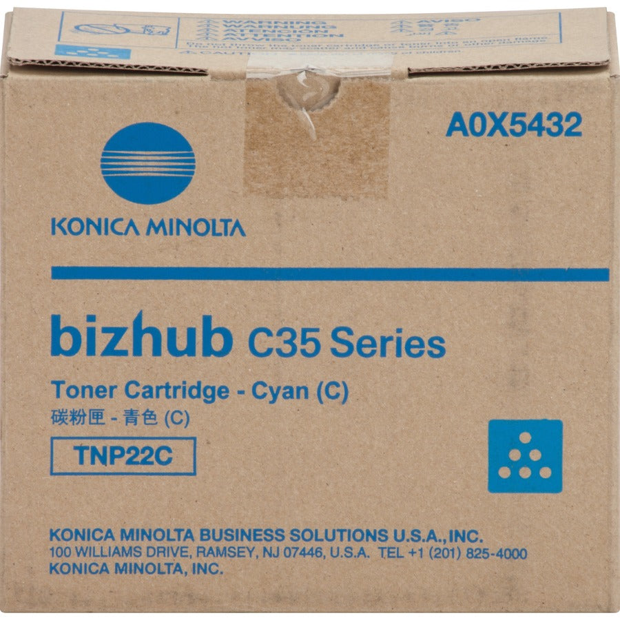 Konica Minolta Original Laser Toner Cartridge - Cyan - 1 Each - 4600 Pages