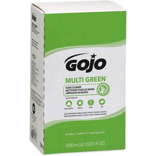 Gojo, Multi Green Hand Cleaner - Citrus Scent - 2.11 quart - Soil Remover, Dirt Remover, Kill Germs - Hand - Green - Non-abrasive - 1 Each