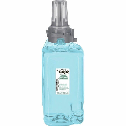 Gojo, ADX-12 Botanical Foam Soap Refill - Botanical Scent - 1.32 quart - Push Pump Dispenser - Skin, Hand - Moisturizing - Green - Rich Lather, Eco-friendly, Bio-based - 1 Each