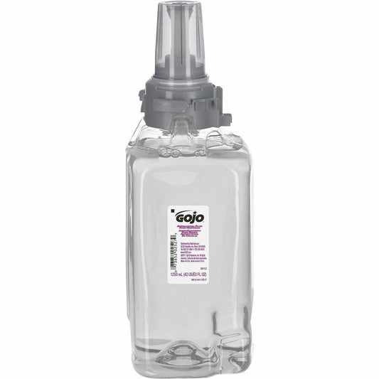 Gojo, Antibacterial Handwash ADX-12 Dispenser Refill - Plum Scent - 1.32 quart - Push Pump Dispenser - Bacteria Remover - Hand, Skin - Moisturizing - Antibacterial - Clear - Rich Lather - 1 Each