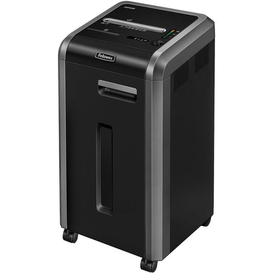 Fellowes Microshred 225Mi 100% Jam-Proof Micro-Cut Shredder - Continuous Shredder - Micro Cut - 16 Per Pass - for shredding Staples, Credit Card, CD, DVD, Paper Clip, Junk Mail, Paper - 0.078" x 0.469" Shred Size - P-5 - 14 ft/min - 9.50" Throat - 16 g...