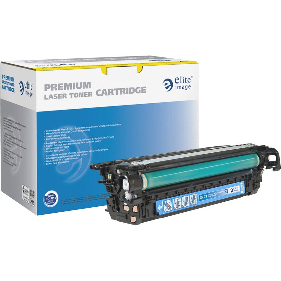 Elite Image Remanufactured Laser Toner Cartridge 648A (CE261A) - Cyan - 1 Each - 11000 Pages