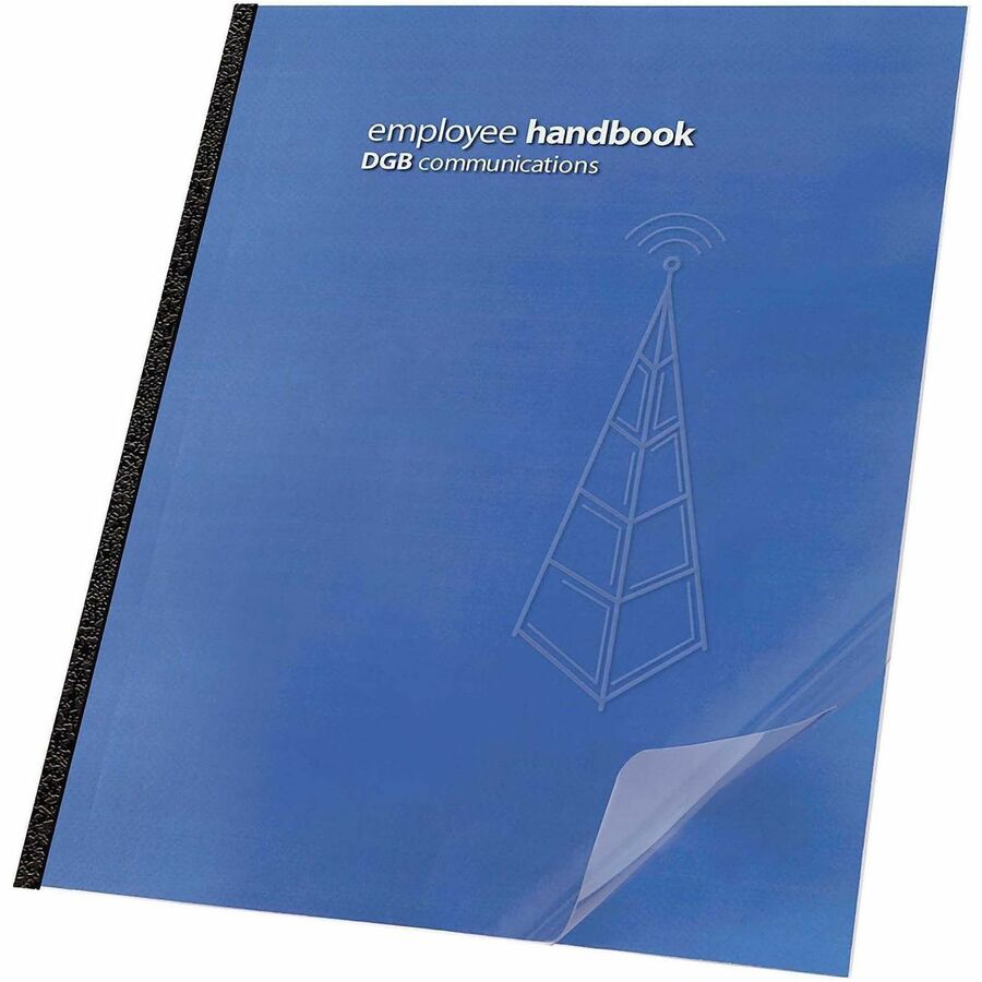 GBC ClearView Presentation Covers - For Letter 8 1/2" x 11" Sheet - Clear - Polypropylene - 100 / Box