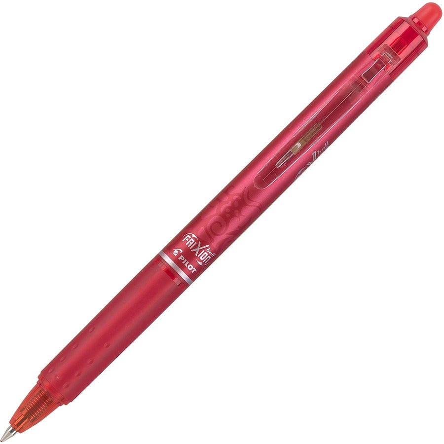FriXion Gel Pens - Retractable - Erasable - Red Ink - Gel-based - Document, Writing - 12 / Dozen