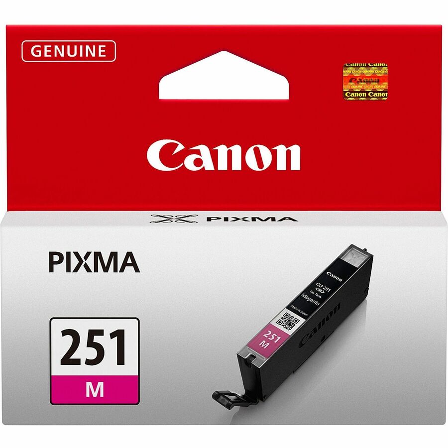 Canon CLI251M Original Inkjet Ink Cartridge - Magenta - 1 Each - Inkjet - Magenta - 1 Each