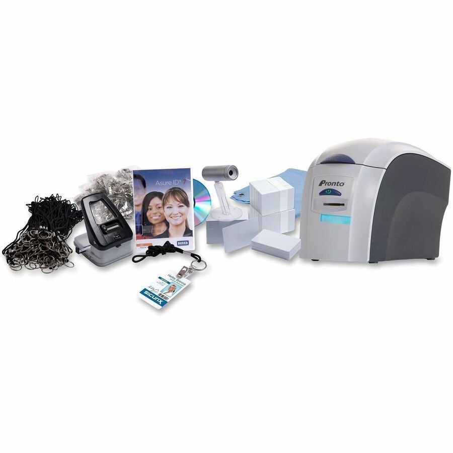 SICURIX Pronto Single Sided Desktop Dye Sublimation/Thermal Transfer Printer - Color - Card Print - Gray - 7 Second Mono - 35 Second Color