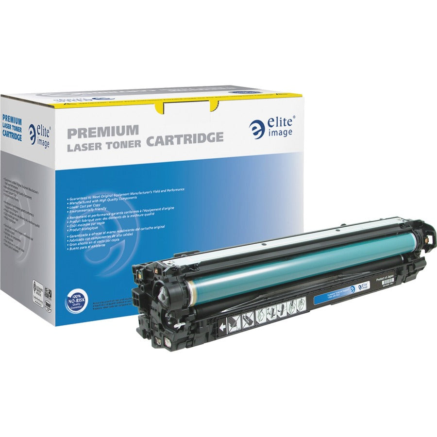 Elite Image Remanufactured Laser Toner Cartridge 650A (CE270A) - Black - 1 Each - 13500 Pages