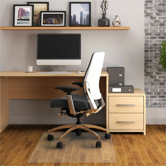 Floortex Phthalate-Free Vinyl Rectangular Chair Mat for Hard Floor - 48" x 60" - Hard Floor, Home, Office, Chair - 60" Length x 48" Width x 0.080" Depth x 0.080" Thickness - Rectangular - Polyvinyl Chloride (PVC), Polyethylene Terephthalate (PET), Viny...